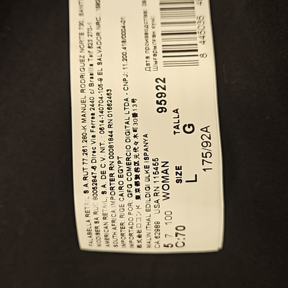 💕MANGO💕 Buttons Tweed Blazer ~ Multi-Color Plaid Print US Medium - Picture 15 of 15